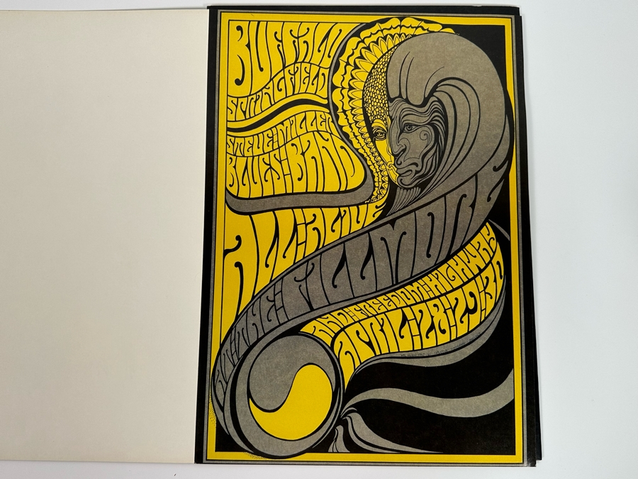 Psychedelia The Classic Poster Book Featuring Vintage Grateful Dead Posters Avalon Ballroom By Rick Griffin 1990 12 X 16.5 [Photo 14]