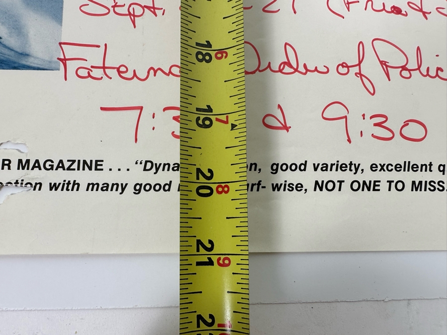 Vintage Surf Movie Poster Tales From The Tube 11 X 21 [Photo 13]