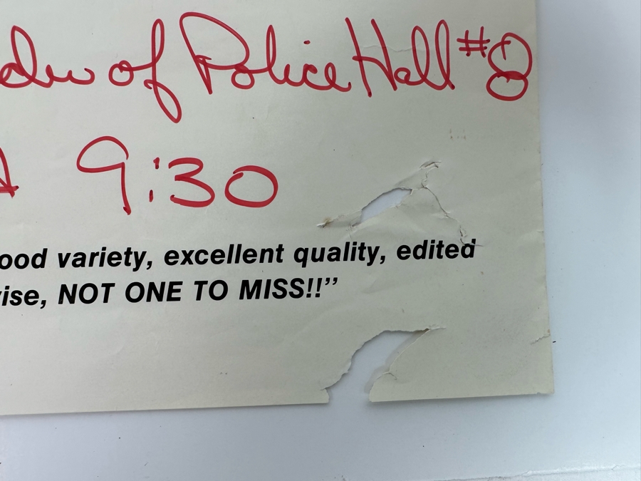 Vintage Surf Movie Poster Tales From The Tube 11 X 21 [Photo 11]