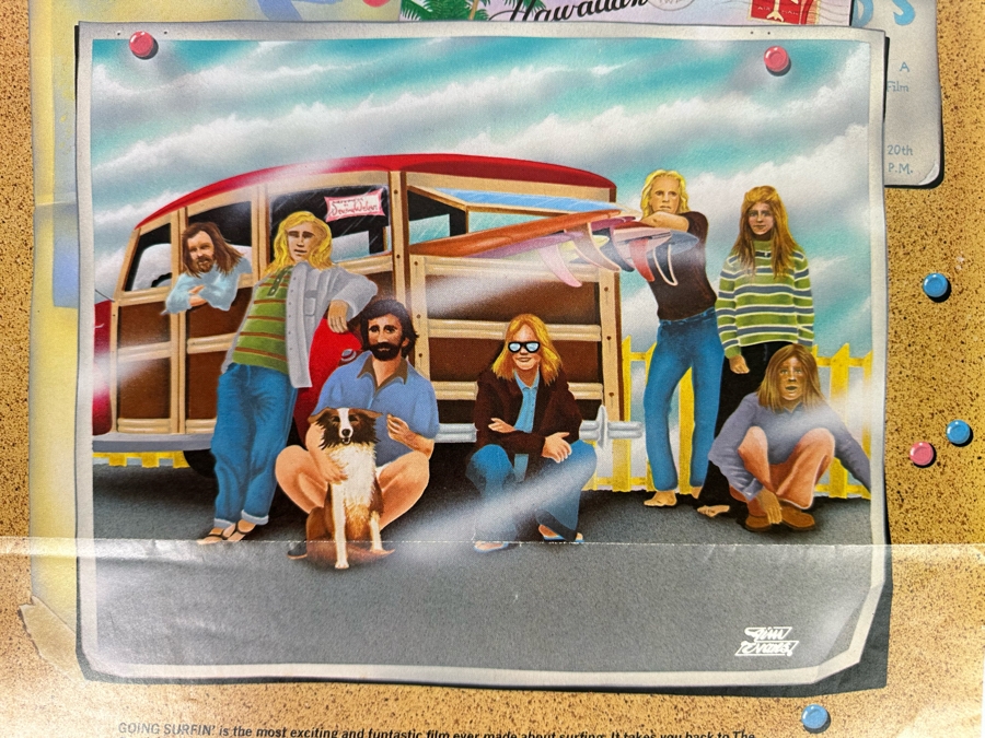 Vintage Surf Movie Poster Going Surfin' By Bud Browne 12 X 19.5 [Photo 5]