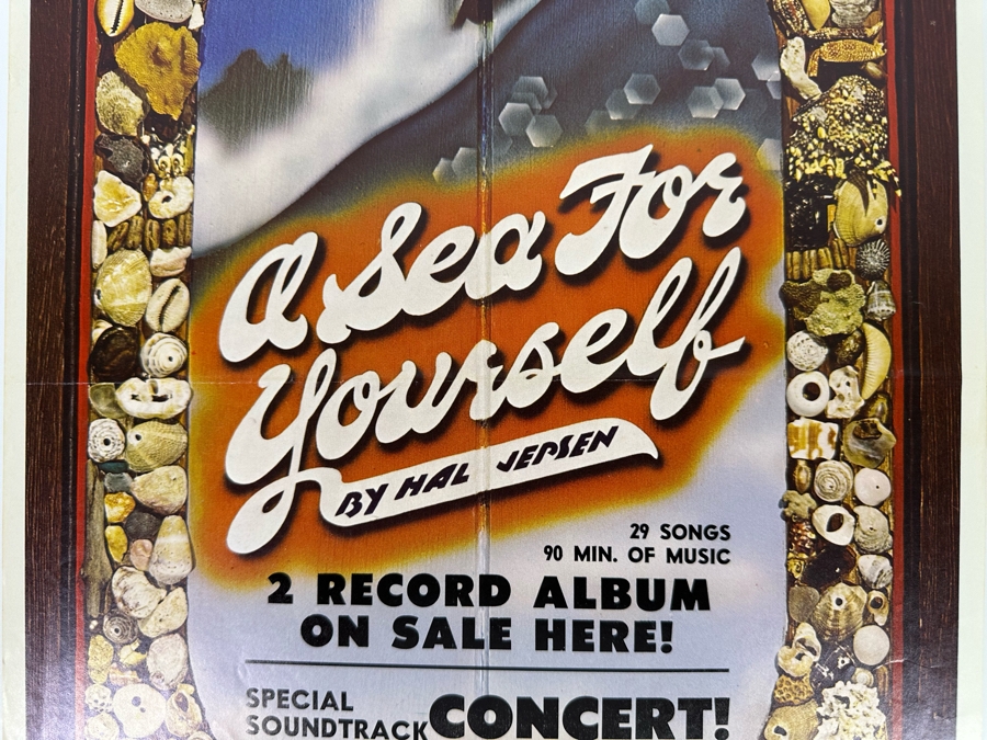 Autographed Vintage Surf Movie Poster A Sea Foe Yourself Signed By Hal Jepsen 12 X 18 [Photo 6]