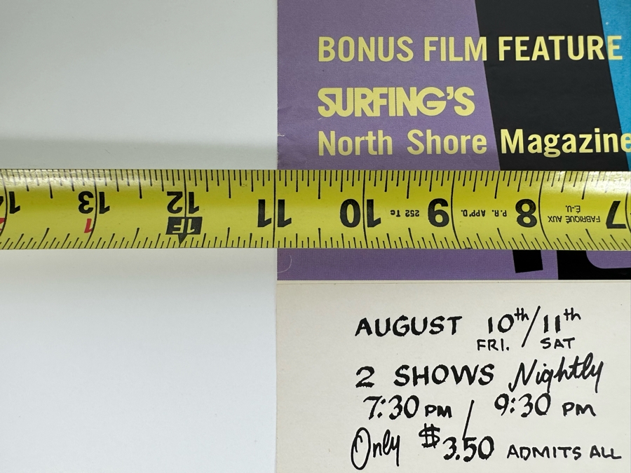 Vintage Surf Movie Poster Free Ride 11 X 17 [Photo 6]