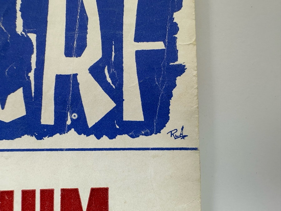 Vintage Surf Movie Poster Let There Be Surf By Jim Freeman At The Coronado High School Auditorium 1965 14 X 11.5 [Photo 11]