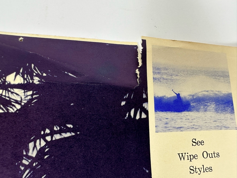 Vintage Surf Movie Poster The Waves By Walt Phillips 1964 14.5 X 10 [Photo 11]