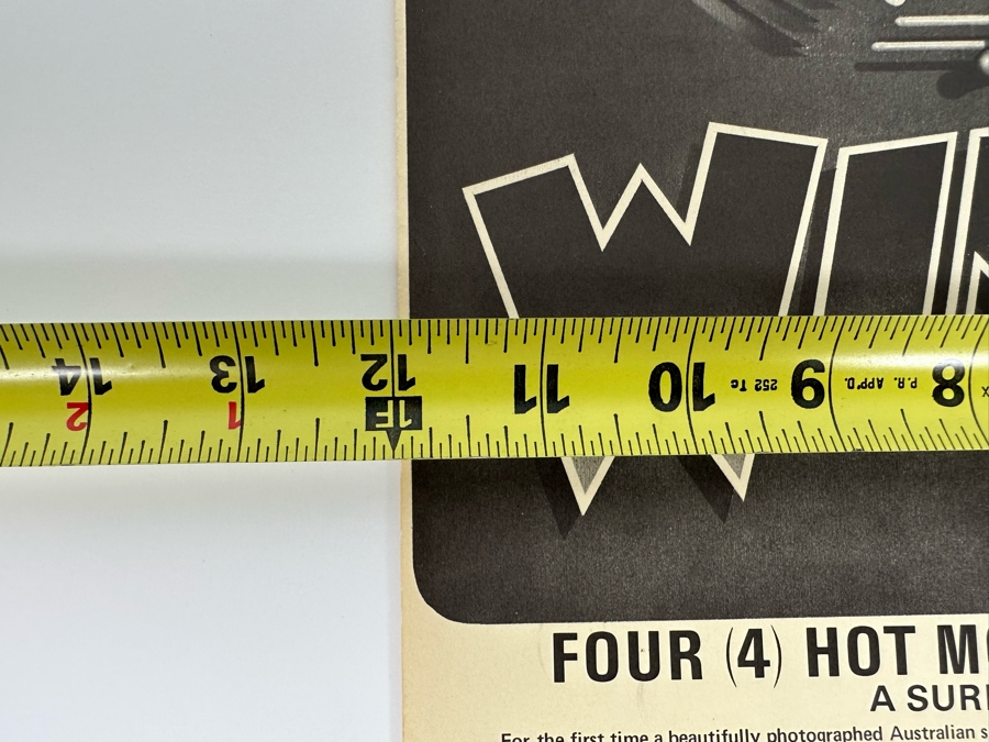 Vintage Surf Movie Poster A Winters Tale Australian Surf Film Jim Evans Artwork 12 X 18.5 [Photo 12]