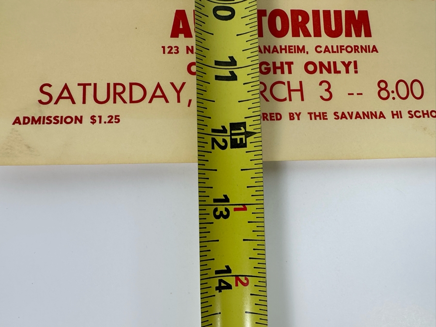 Vintage Surf Movie Poster Slippery When Wet By Bruce Brown At Anaheim High School Auditorium 9.5 X 12.5 [Photo 9]