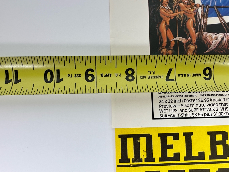 Vintage Surf Movie Poster Summer Surfari 8.5 X 18 [Photo 10]