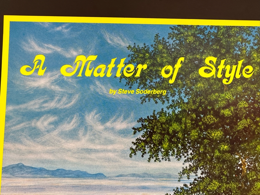 Vintage Surf Movie Poster A Matter Of Style By Steve Soderberg 11 X 18 [Photo 7]
