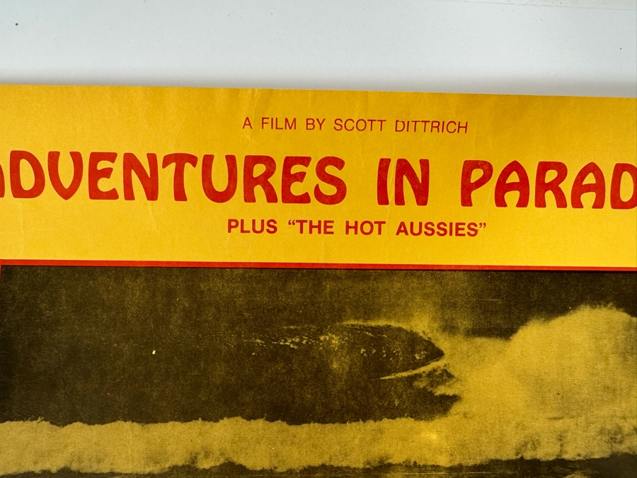 Vintage Surf Movie Poster Adventures In Paradise By Scott Dittrich 11 X 17 [Photo 4]