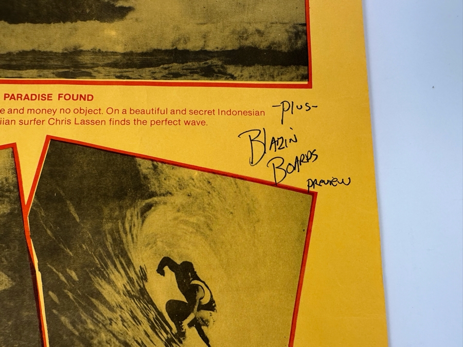 Vintage Surf Movie Poster Adventures In Paradise By Scott Dittrich 11 X 17 [Photo 6]