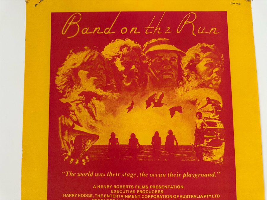 Vintage Surf Movie Poster Band On The Run 11 X 17 [Photo 4]