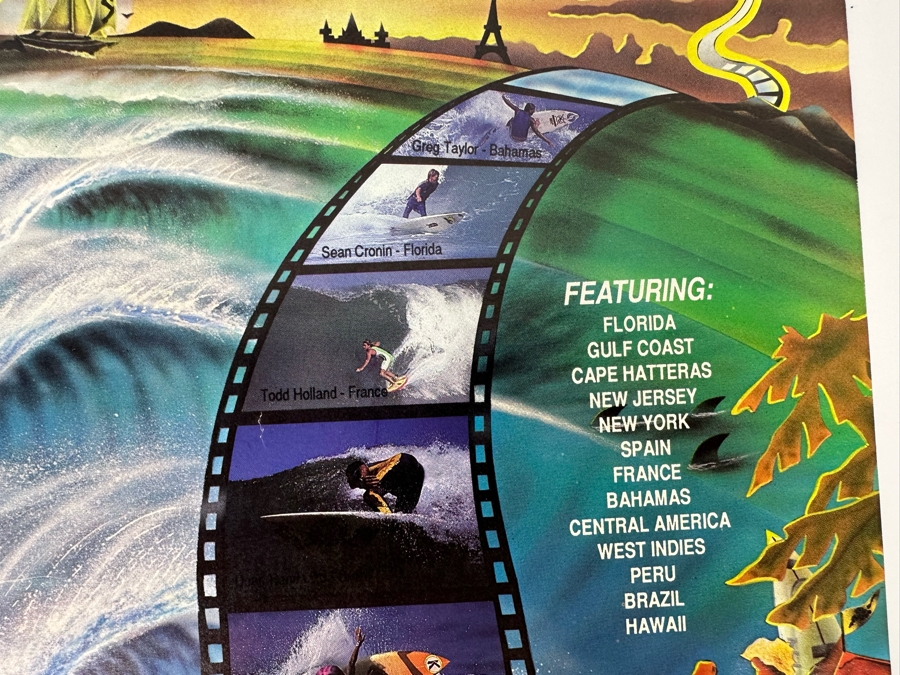 Vintage Surf Movie Poster Surfer Magazine Presents Atlantic Crossing 11 X 17 [Photo 6]