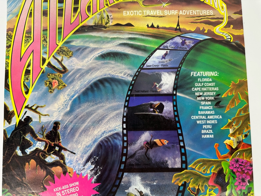 Vintage Surf Movie Poster Surfer Magazine Presents Atlantic Crossing 11 X 17 [Photo 5]