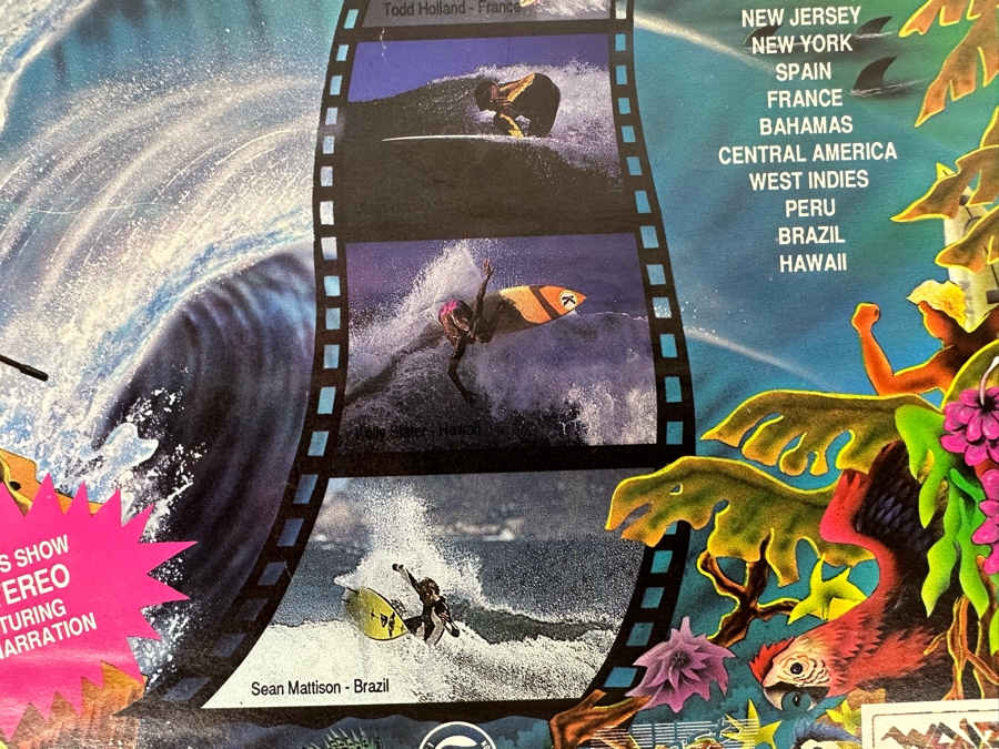 Vintage Surf Movie Poster Surfer Magazine Presents Atlantic Crossing 11 X 17 [Photo 7]