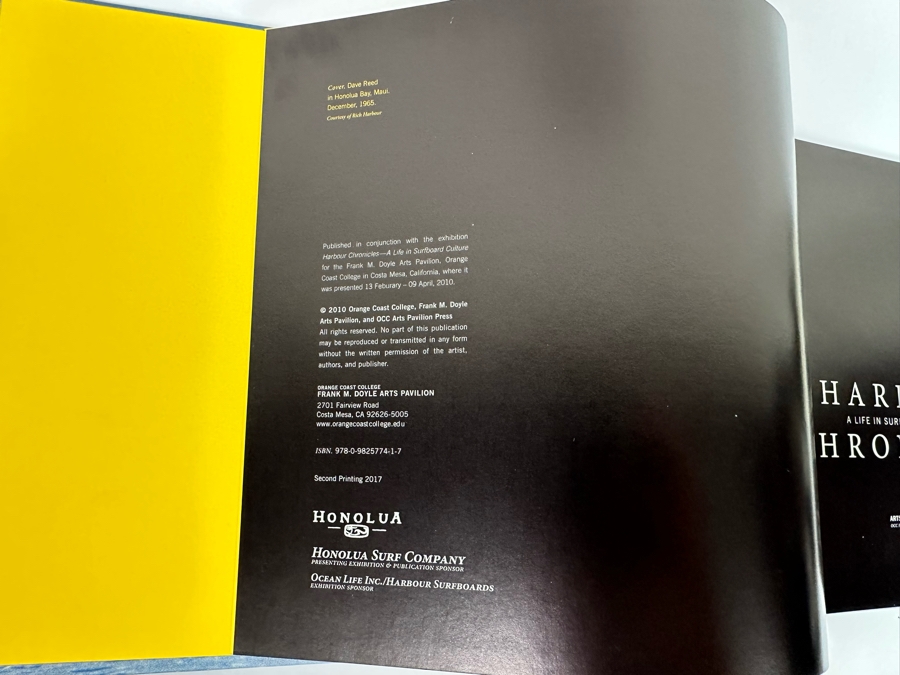 Autographed Harbour Chronicles A Life In Surfboard Culture Hardcover Book Signed By Rich Harbour And C.R. Stecyk III [Photo 7]