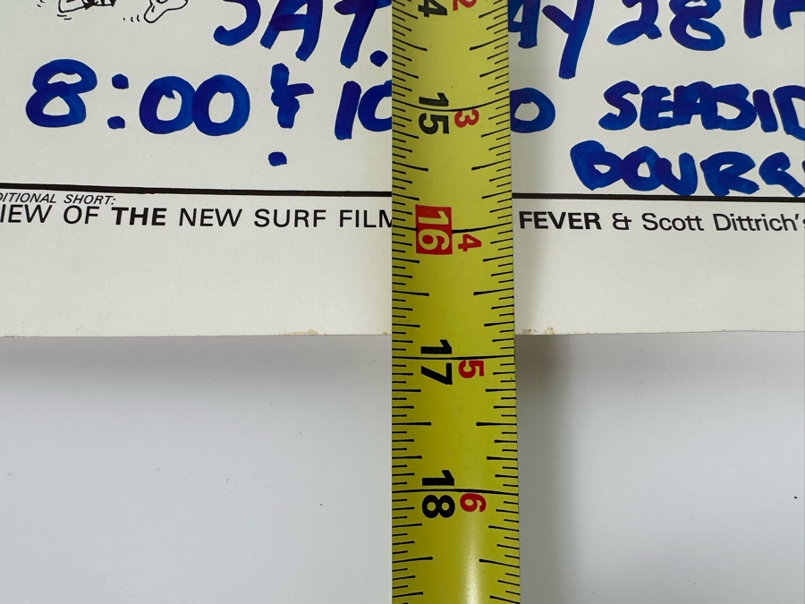Vintage Surf Movie Poster The New A Matter Of Style 1980's By Steve Soderberg 11 X 17 [Photo 10]