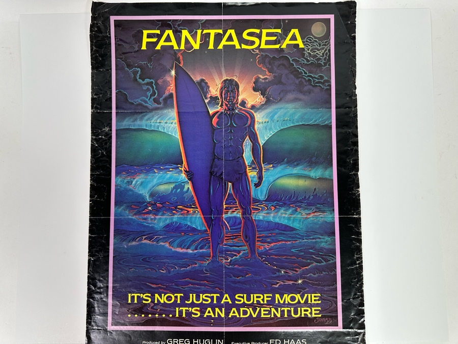 Vintage Surf Movie Poster Fantasea 18 X 28.5 [Photo 2]