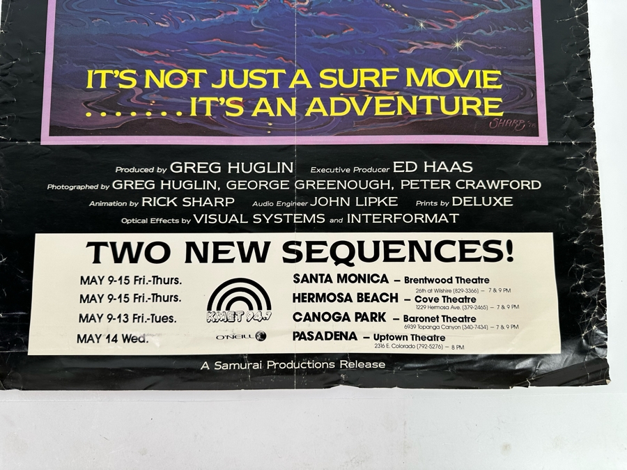 Vintage Surf Movie Poster Fantasea 18 X 28.5 [Photo 7]