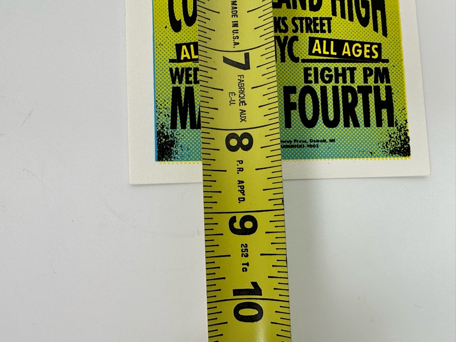 The Ventures Concert Handbill Coney Island High NYC Art By Mark Arminski 4.5 X 8.5 [Photo 7]