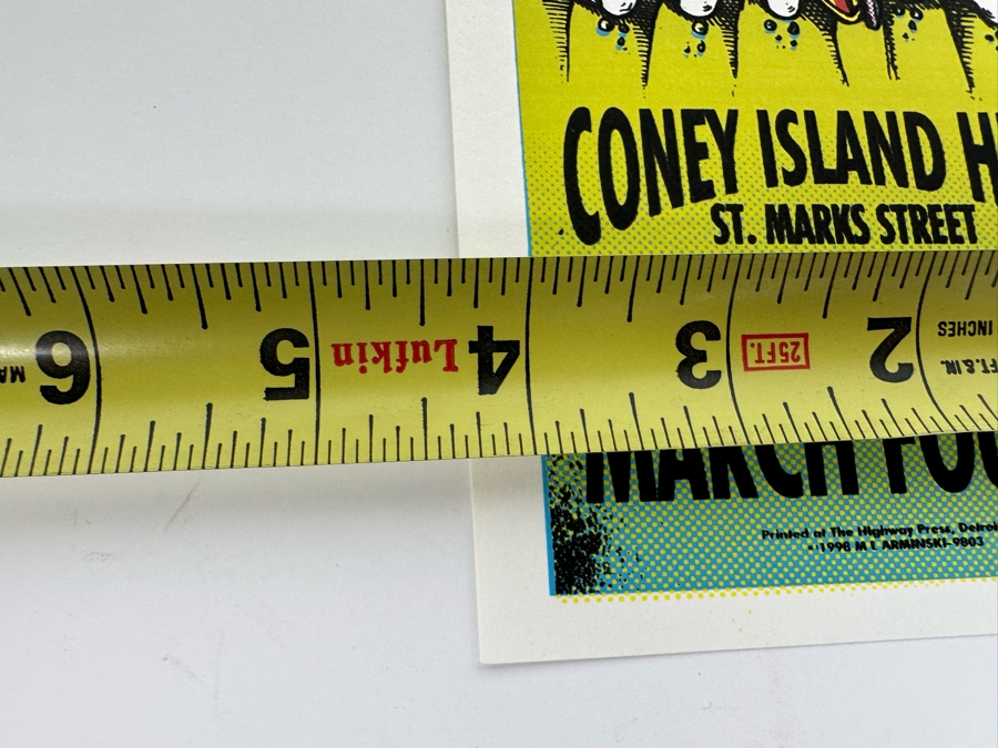 The Ventures Concert Handbill Coney Island High NYC Art By Mark Arminski 4.5 X 8.5 [Photo 6]