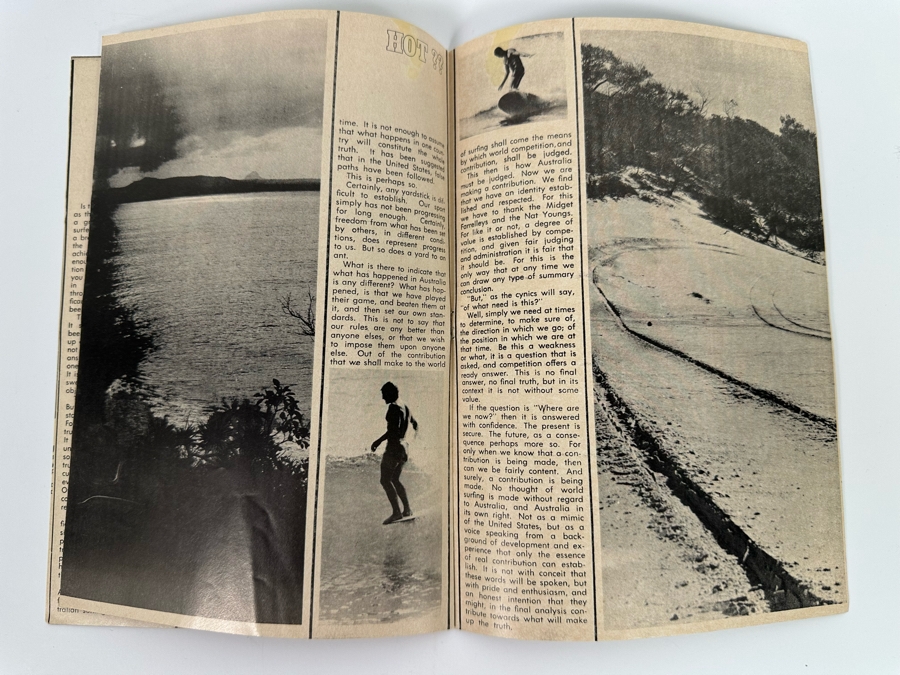 Rare Vintage 1967 Surf Movie Program Promoting The Surf Movie The Hot Generation From Australia By Paul Witzig 6.5 X 9.5 [Photo 8]