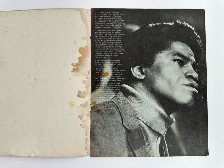 Vintage Laurel Pop Festival Music Concert Program Featuring Led Zeppelin, James Brown, Savory Brown, Sly And The Family Stone, The Mothers Of Invention, Johnny Winters 8.5 X 11 [Photo 4]