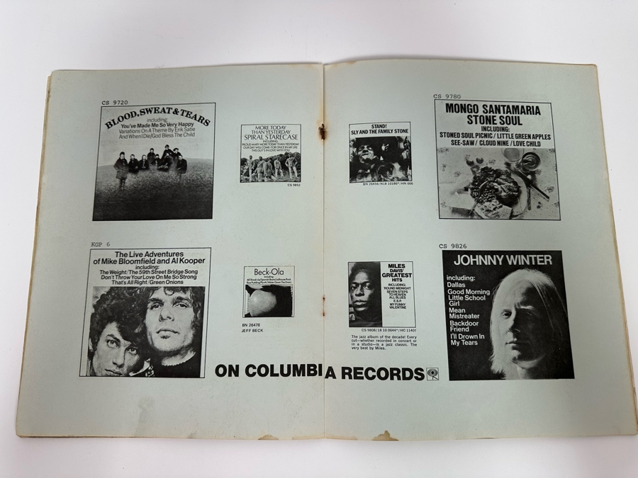 Vintage Laurel Pop Festival Music Concert Program Featuring Led Zeppelin, James Brown, Savory Brown, Sly And The Family Stone, The Mothers Of Invention, Johnny Winters 8.5 X 11 [Photo 10]