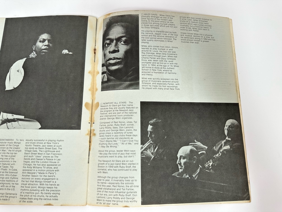 Vintage Laurel Pop Festival Music Concert Program Featuring Led Zeppelin, James Brown, Savory Brown, Sly And The Family Stone, The Mothers Of Invention, Johnny Winters 8.5 X 11 [Photo 11]