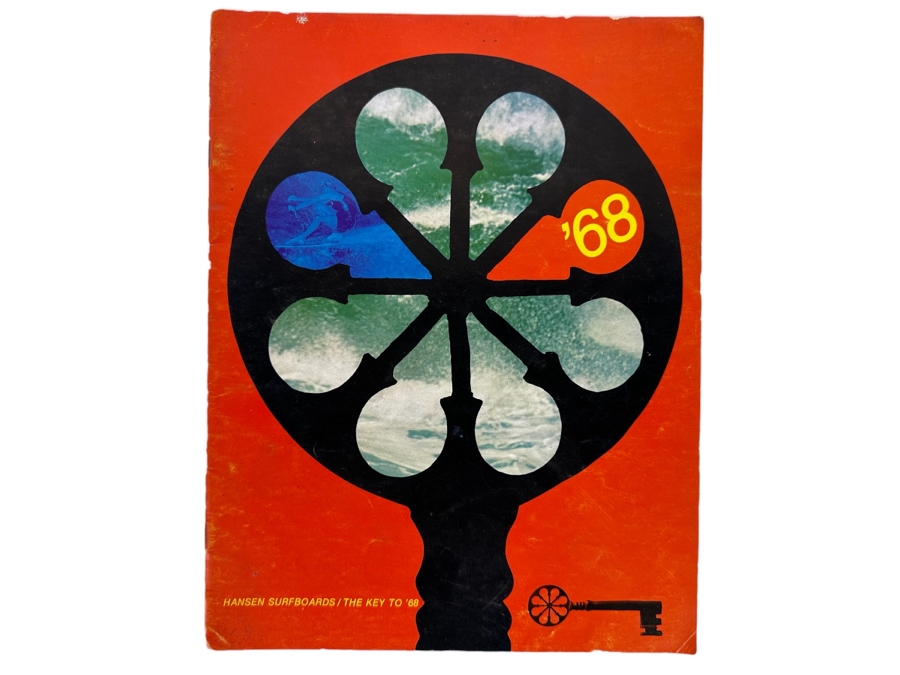 Rare Vintage 1968 Hansen Surfboards Encinitas CA Surfboard Product Catalog 8.5 X 11 [Photo 1]
