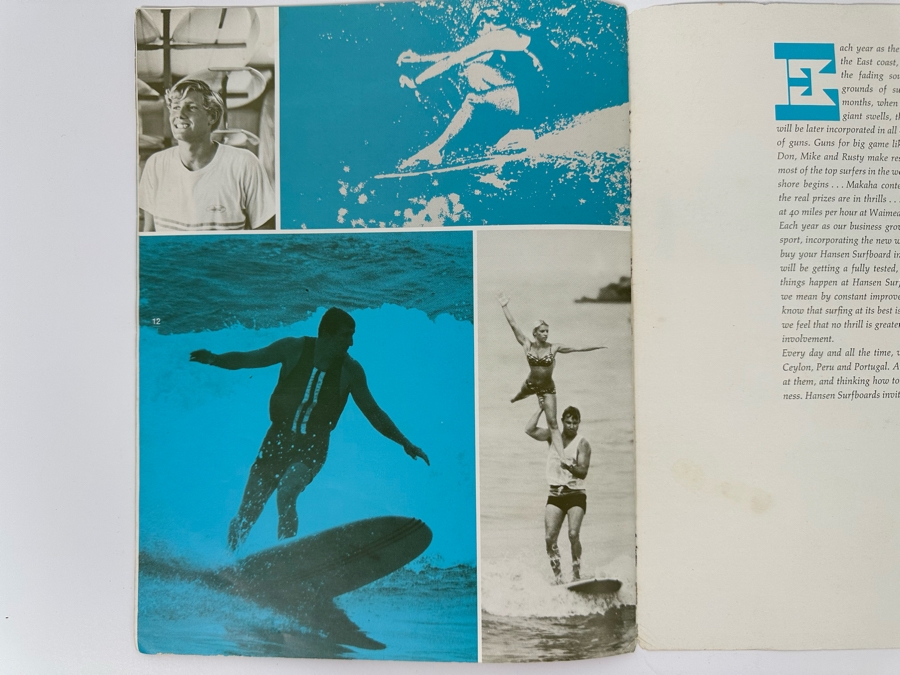Rare Vintage 1968 Hansen Surfboards Encinitas CA Surfboard Product Catalog 8.5 X 11 [Photo 18]
