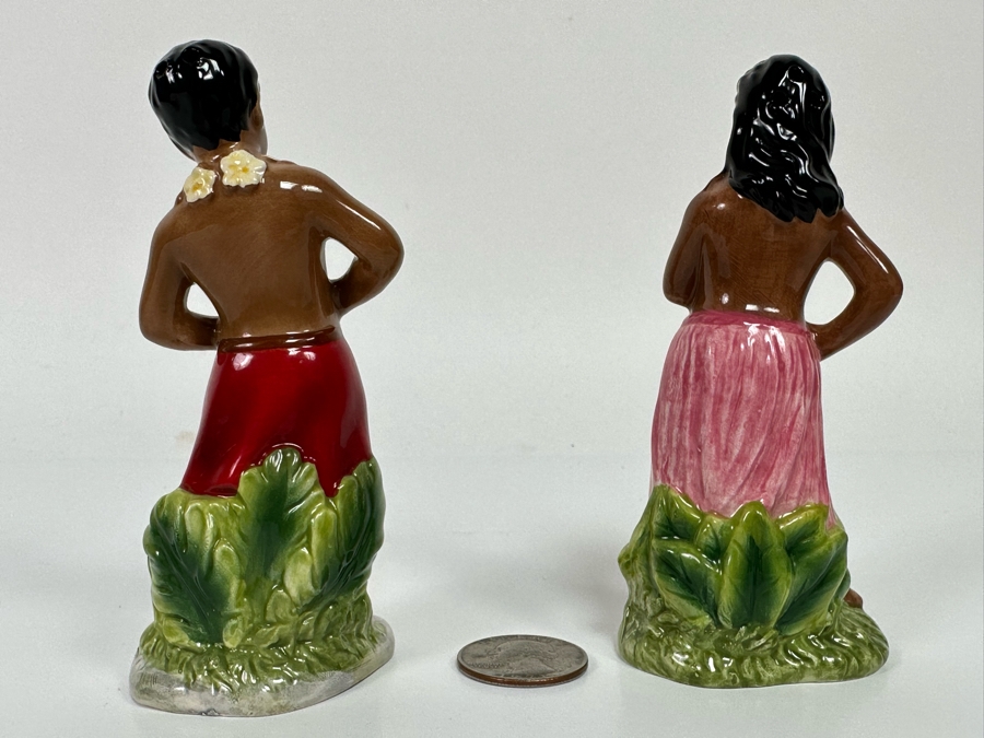 Contemporary Hawaiian Salt & Pepper Shakers 4.5H [Photo 4]