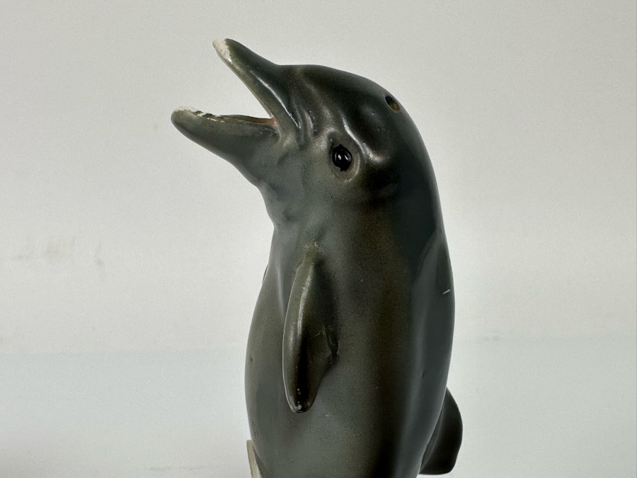 Vintage Dolphin Salt & Pepper Shakers 5H [Photo 4]