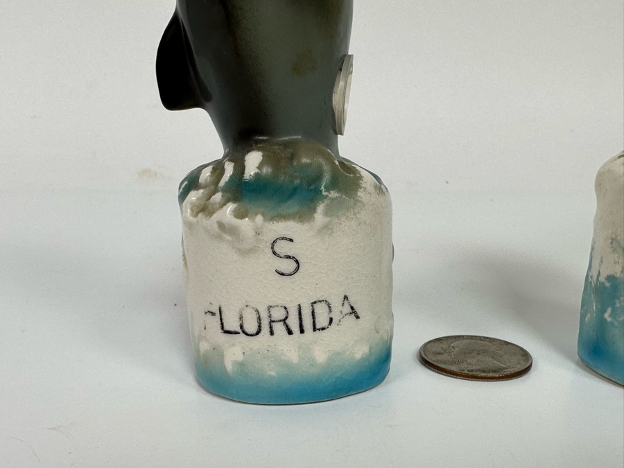 Vintage Dolphin Salt & Pepper Shakers 5H [Photo 6]