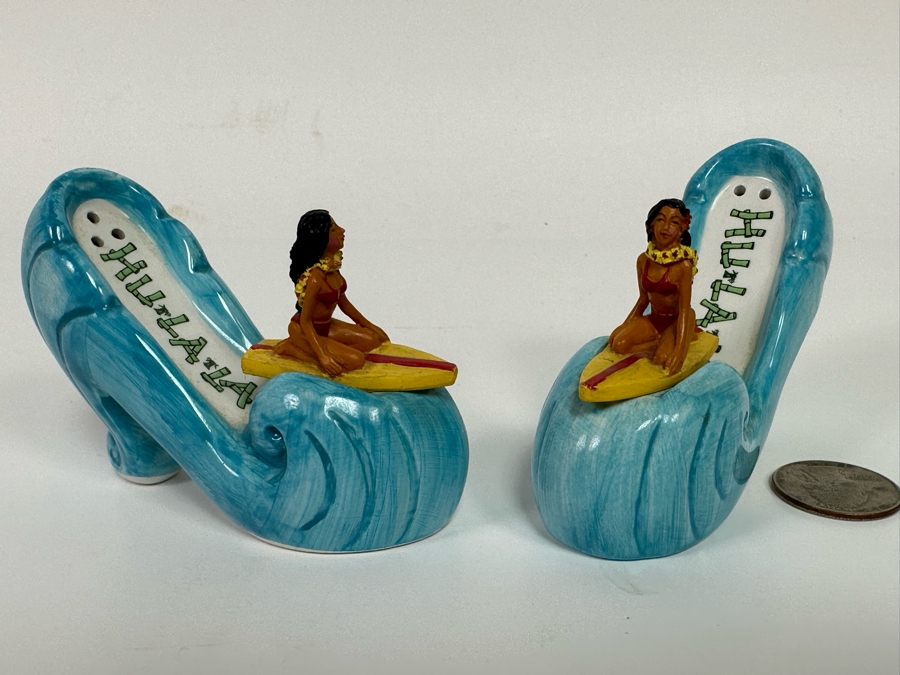 Pelzman Design Hu La La Hawaiian Surfer Girl Salt & Pepper Shakers [Photo 2]