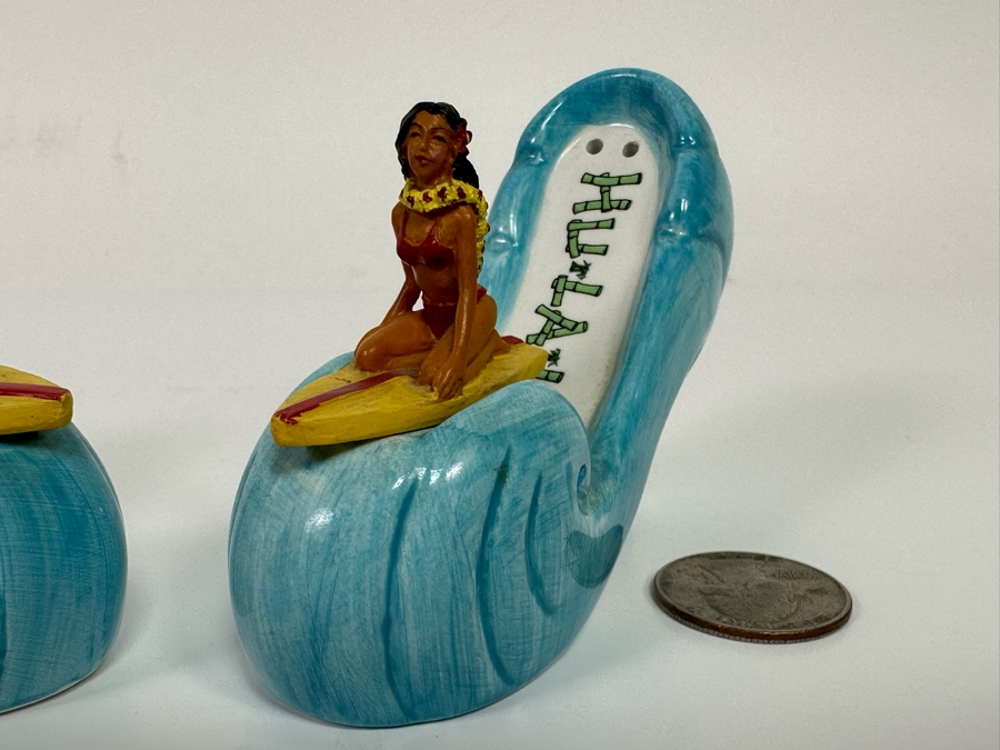 Pelzman Design Hu La La Hawaiian Surfer Girl Salt & Pepper Shakers [Photo 5]