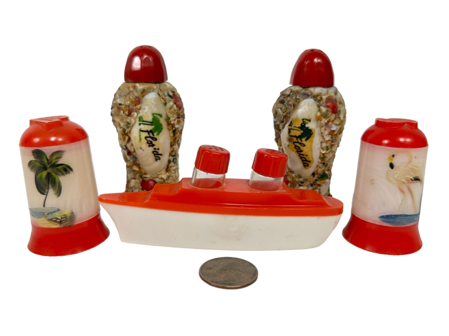 Three Sets Of Vintage Salt & Pepper Shakers [Photo 1]