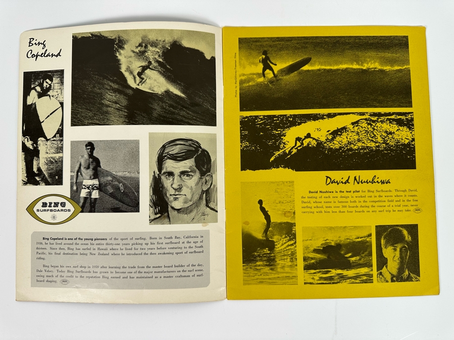 Rare Vintage 1968 Bing Surfboards Product Catalog 8.5 X 11 [Photo 3]