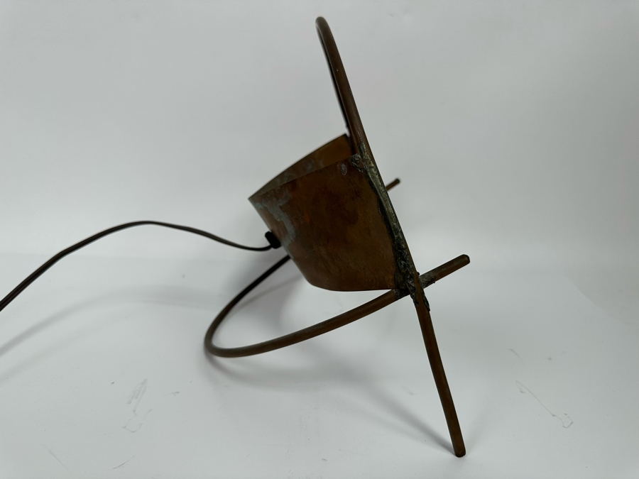 Cindy Hirt Original Custom Designer Metal And Art Glass Fish Sculpture With Lighted Stand Beach Decor 17W X 8D X 13.5H [Photo 9]