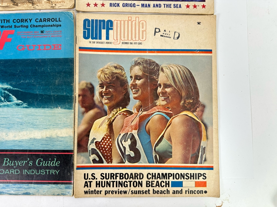 Six Vintage Surf Guide Magazines From July 1963 - December 1964 [Photo 15]