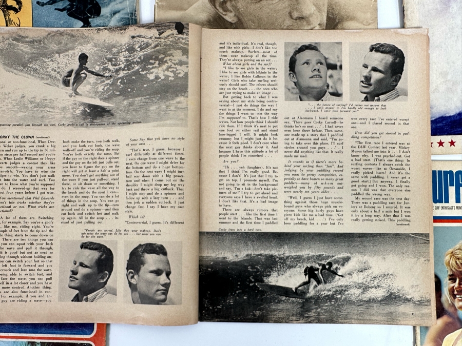 Six Vintage Surf Guide Magazines From July 1963 - December 1964 [Photo 26]