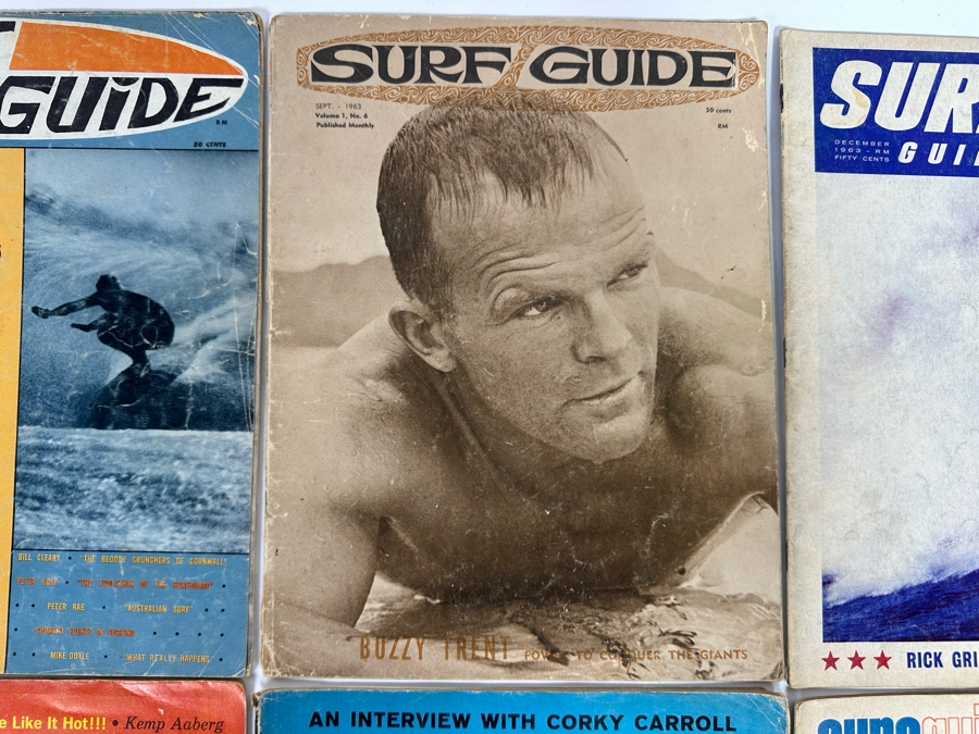 Six Vintage Surf Guide Magazines From July 1963 - December 1964 [Photo 6]