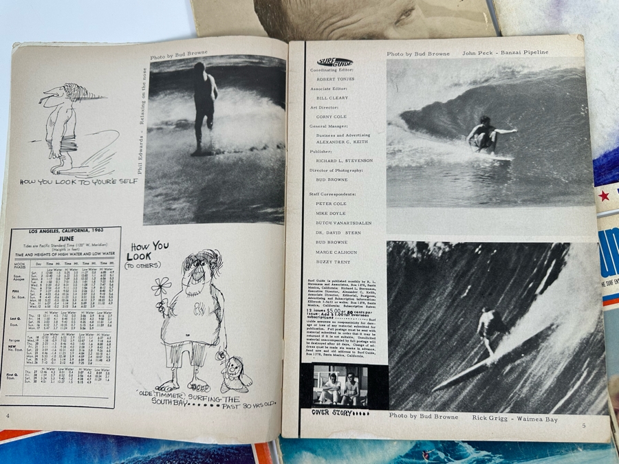Six Vintage Surf Guide Magazines From July 1963 - December 1964 [Photo 19]