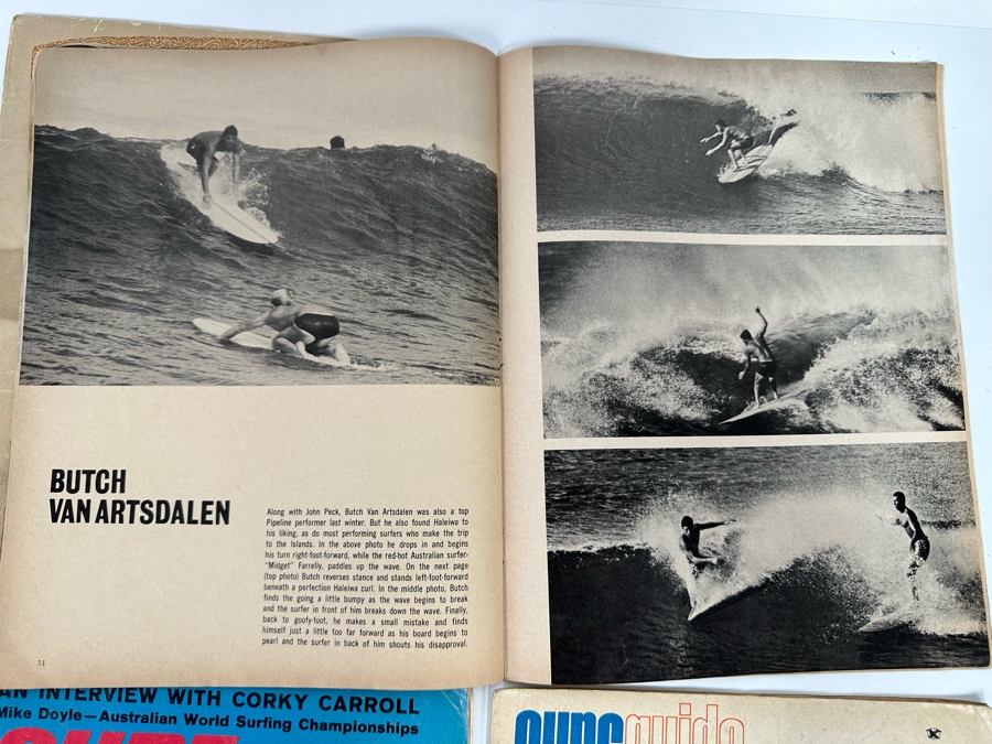 Six Vintage Surf Guide Magazines From July 1963 - December 1964 [Photo 22]
