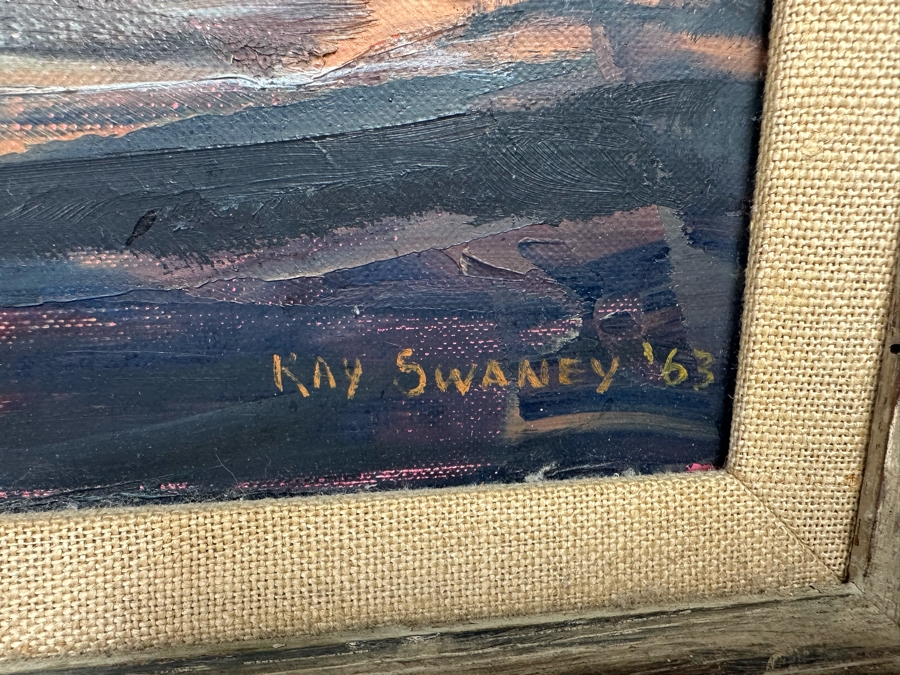 Ray Swaney Original Ocean Waves Crashing On Rocks Oil Painting On ...