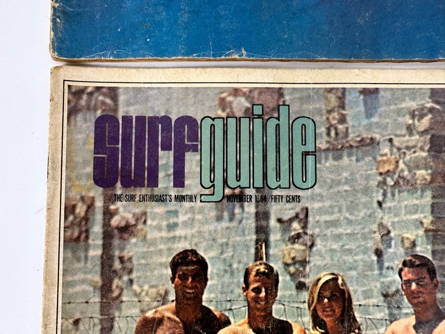 Four Vintage Surf Guide Magazines From February 1964 - March 1965 [Photo 9]