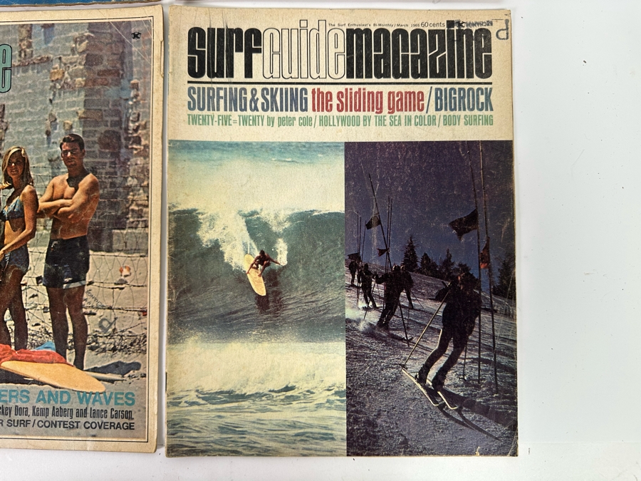 Four Vintage Surf Guide Magazines From February 1964 - March 1965 [Photo 10]