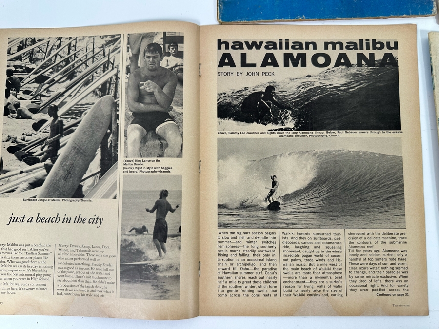Four Vintage Surf Guide Magazines From February 1964 - March 1965 [Photo 14]