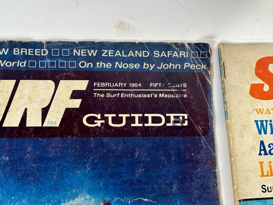 Four Vintage Surf Guide Magazines From February 1964 - March 1965 [Photo 5]
