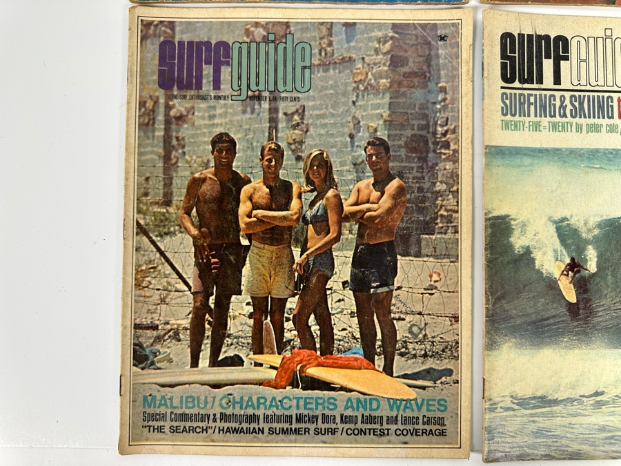 Four Vintage Surf Guide Magazines From February 1964 - March 1965 [Photo 8]