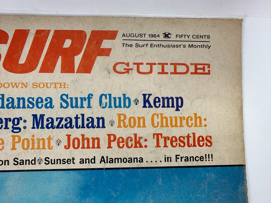 Four Vintage Surf Guide Magazines From February 1964 - March 1965 [Photo 7]